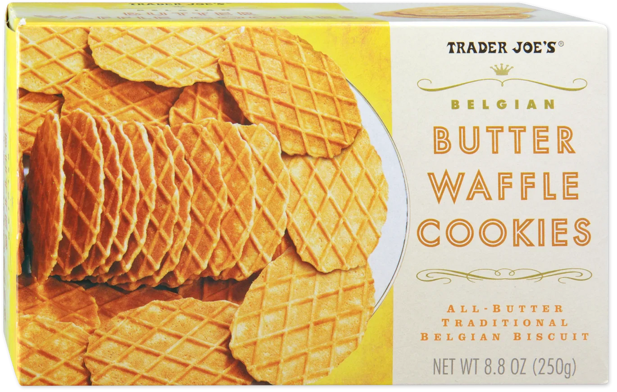 Trader Joe's Belgian Butter Waffle Cookies, 250g