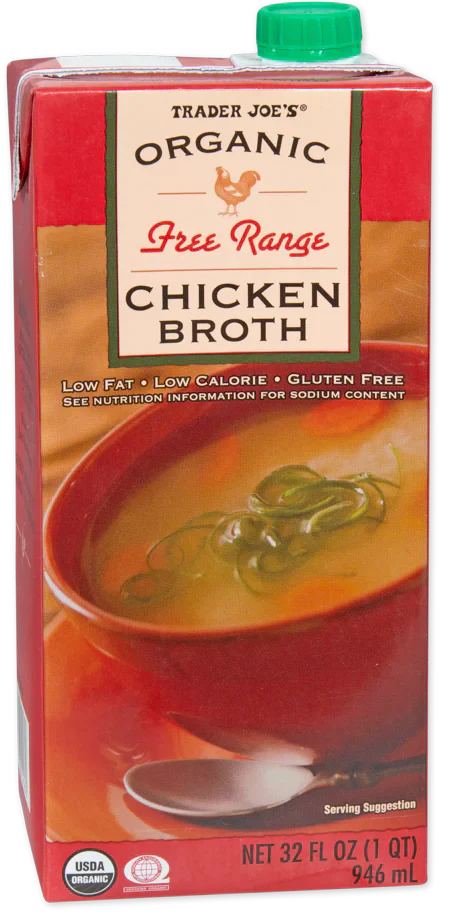 Trader Joe's Organic Free Range Chicken Broth, 946mL