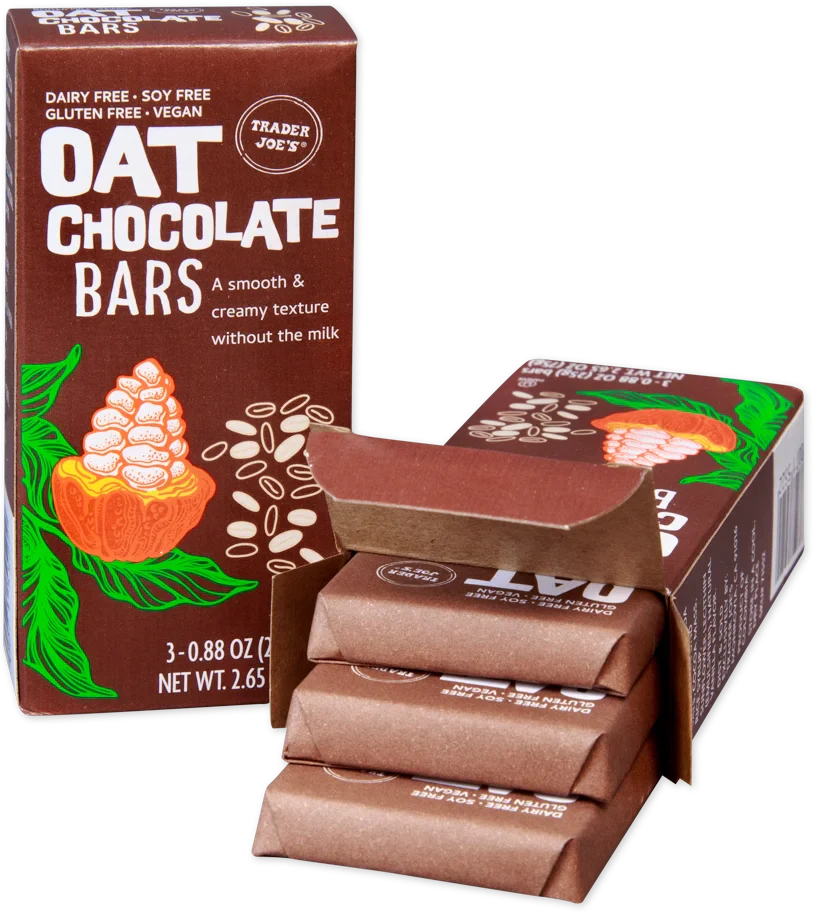 Trader Joe's Oat Chocolate Bars, 75g