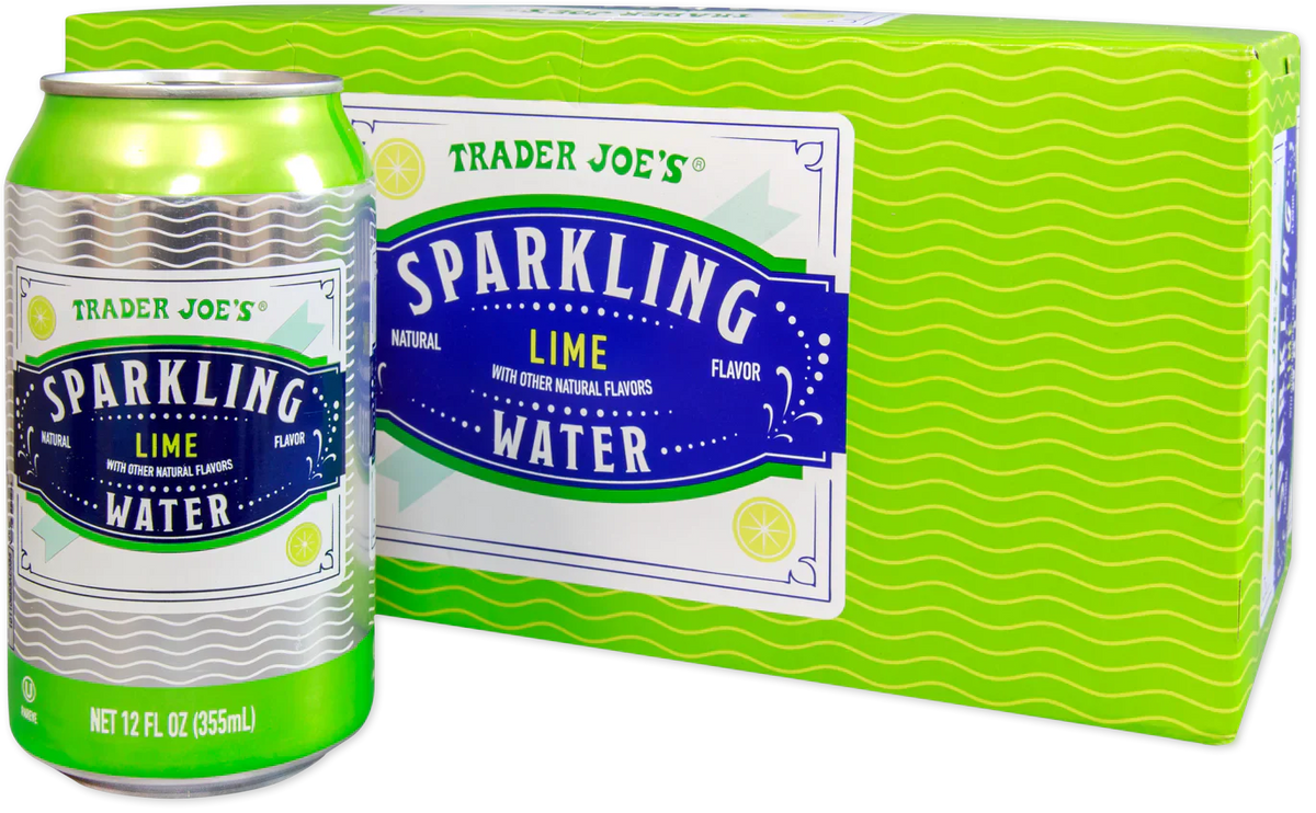 Trader Joe's Sparkling Water, Lime, 2.84L