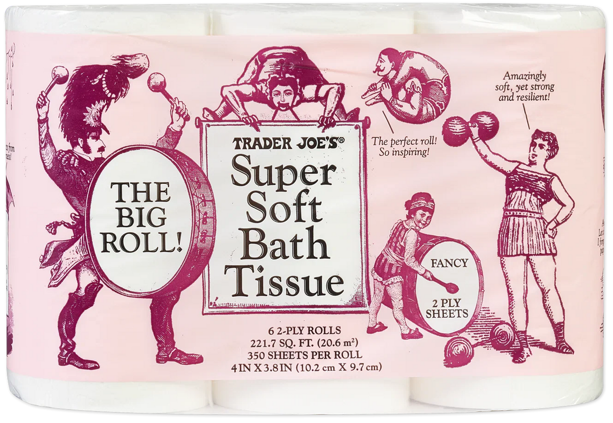 Trader Joe's Super Soft Bath Tissue, 6-count