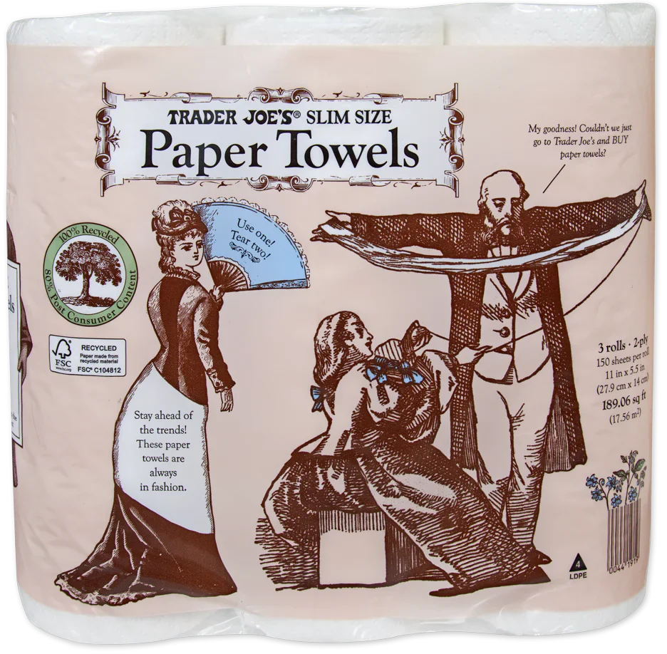 Trader Joe's Slim Size Paper Towels, 3-count
