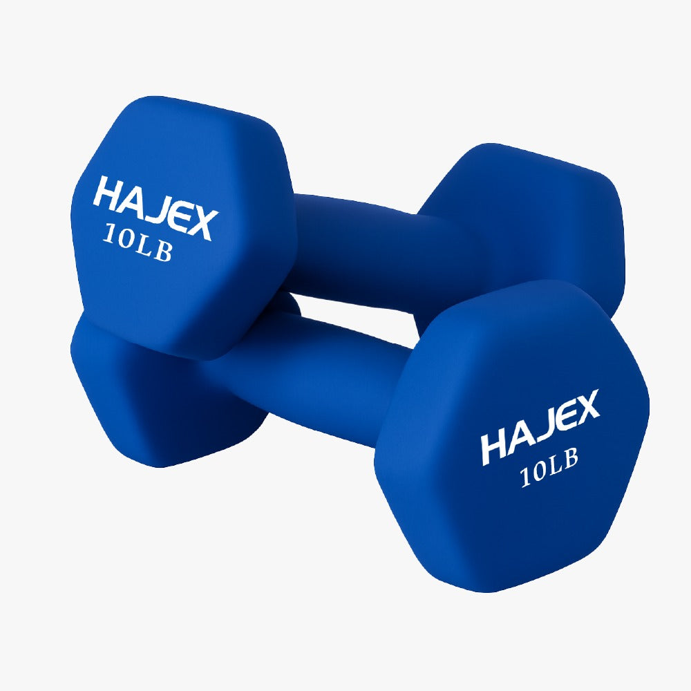 Neoprene Dumbbells Pairs & Sets With Rack