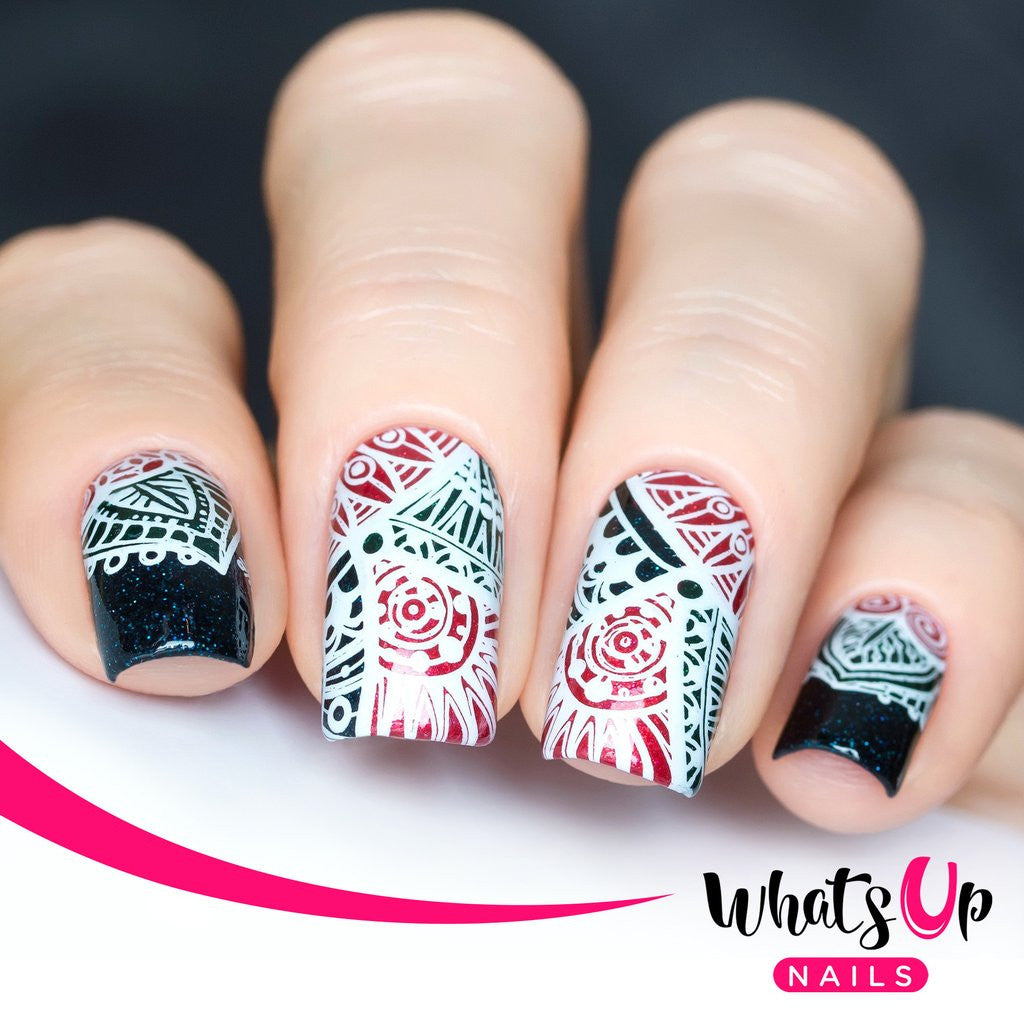 Whats Up - Paisley Buffet Stamping Plate