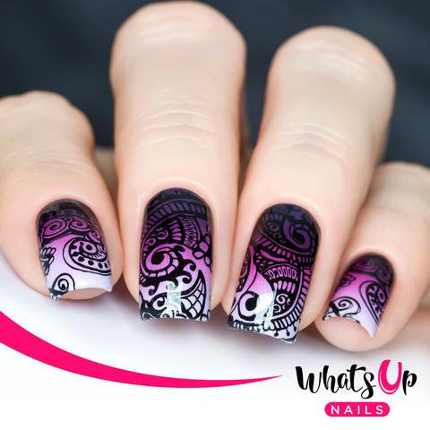 Whats Up - Henna Entrancement Stamping Plate