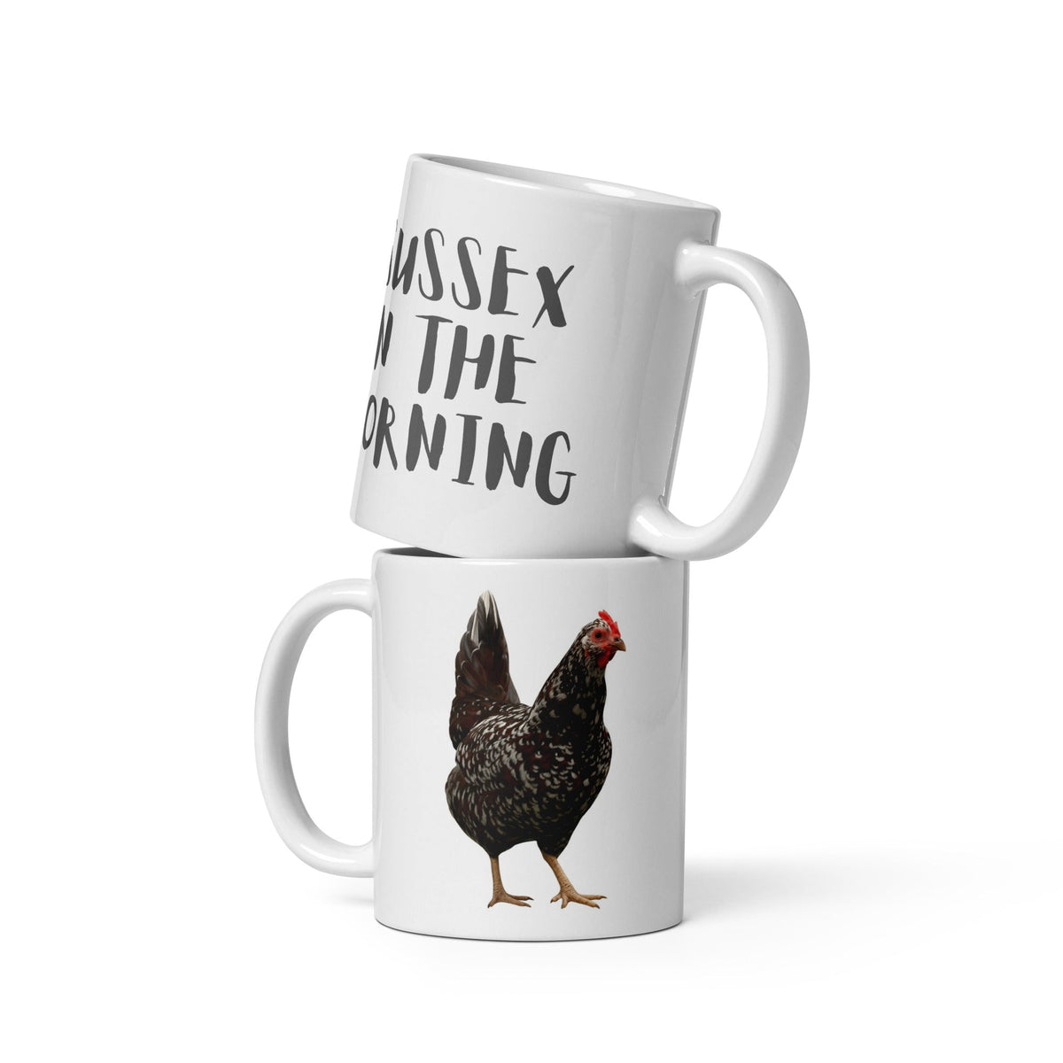 Sussex White glossy mug