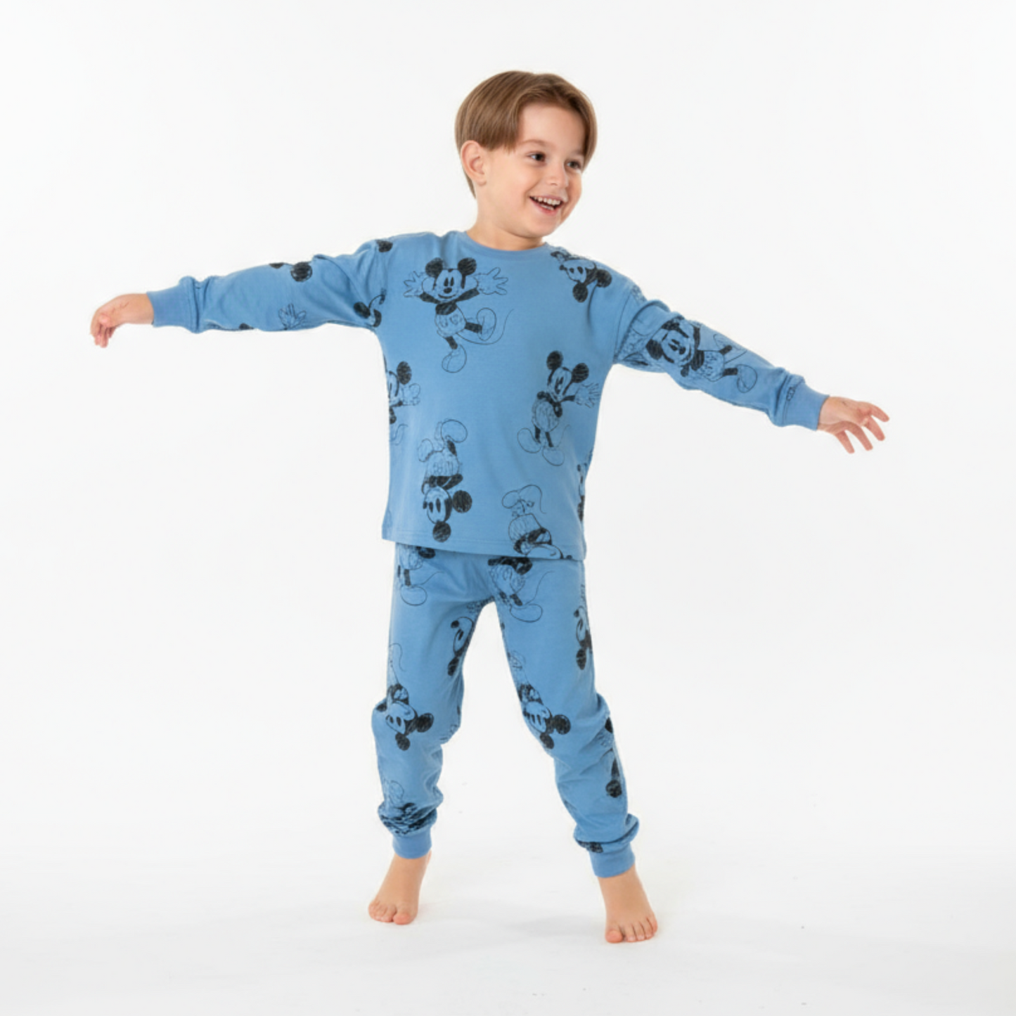 Unisex Mouse Cotton Pyjama Set