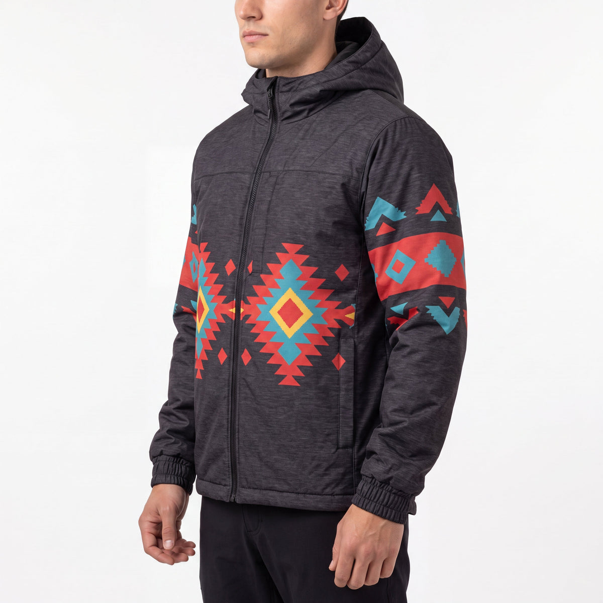 Sunrise Peaks Windbreaker(Black)