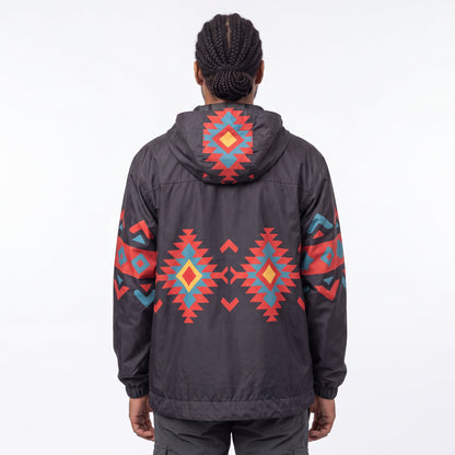 Sunrise Peaks Windbreaker(Black)