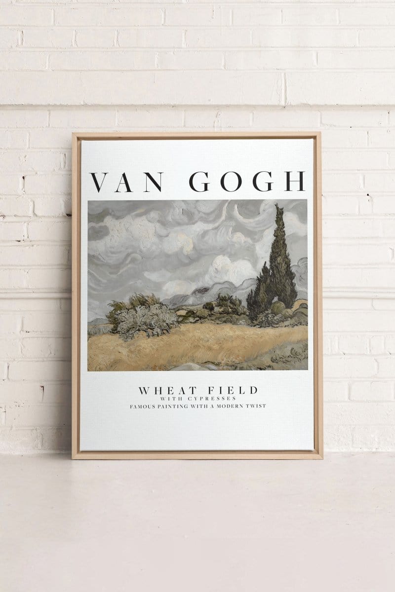 WHEATS FIELD, Oeuvre sur toile étirée