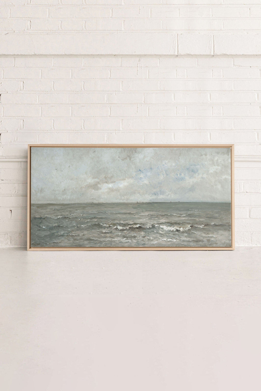 SIGNATURE SEASCAPE, Oeuvre sur toile étirée
