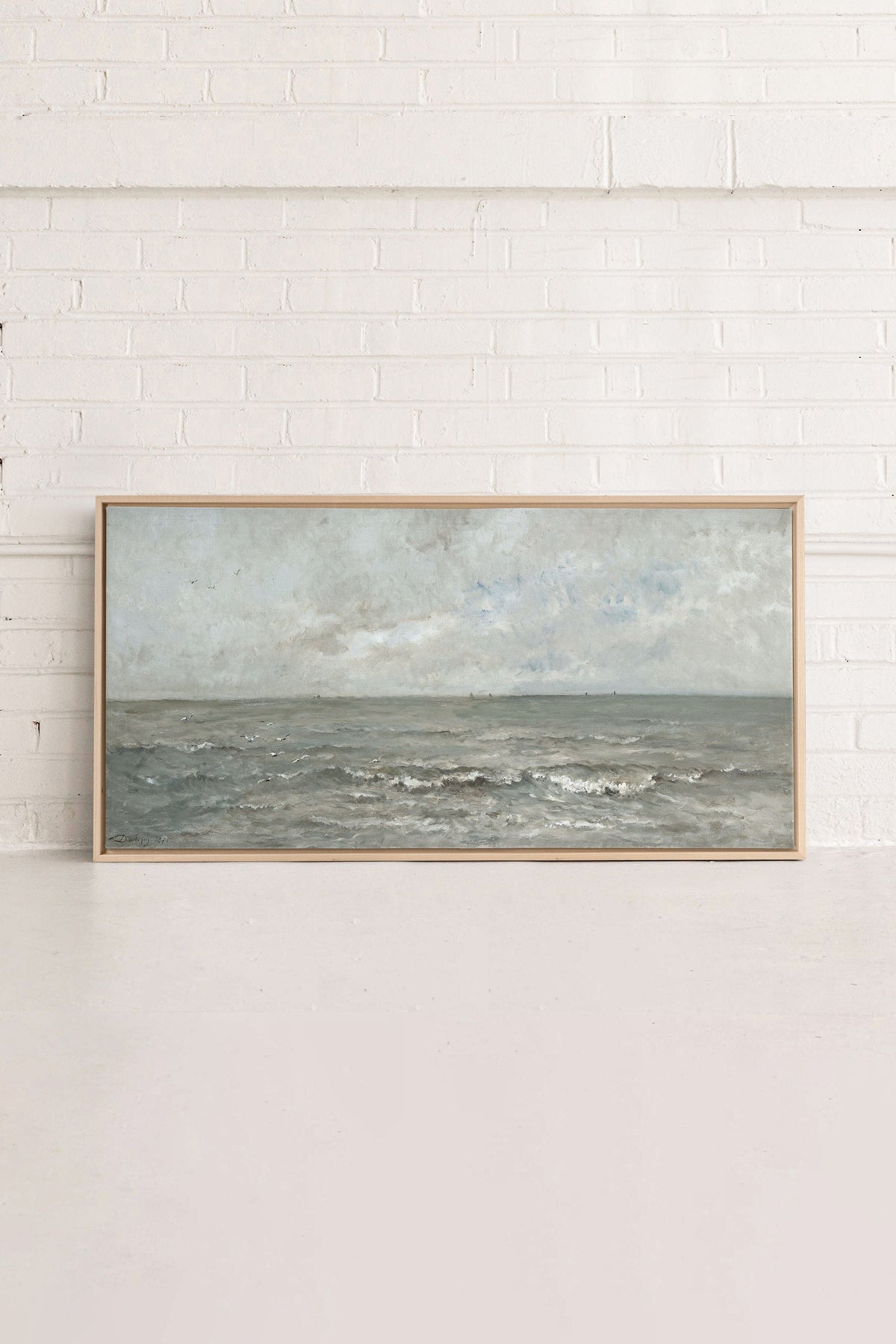 SIGNATURE SEASCAPE, Oeuvre sur toile étirée