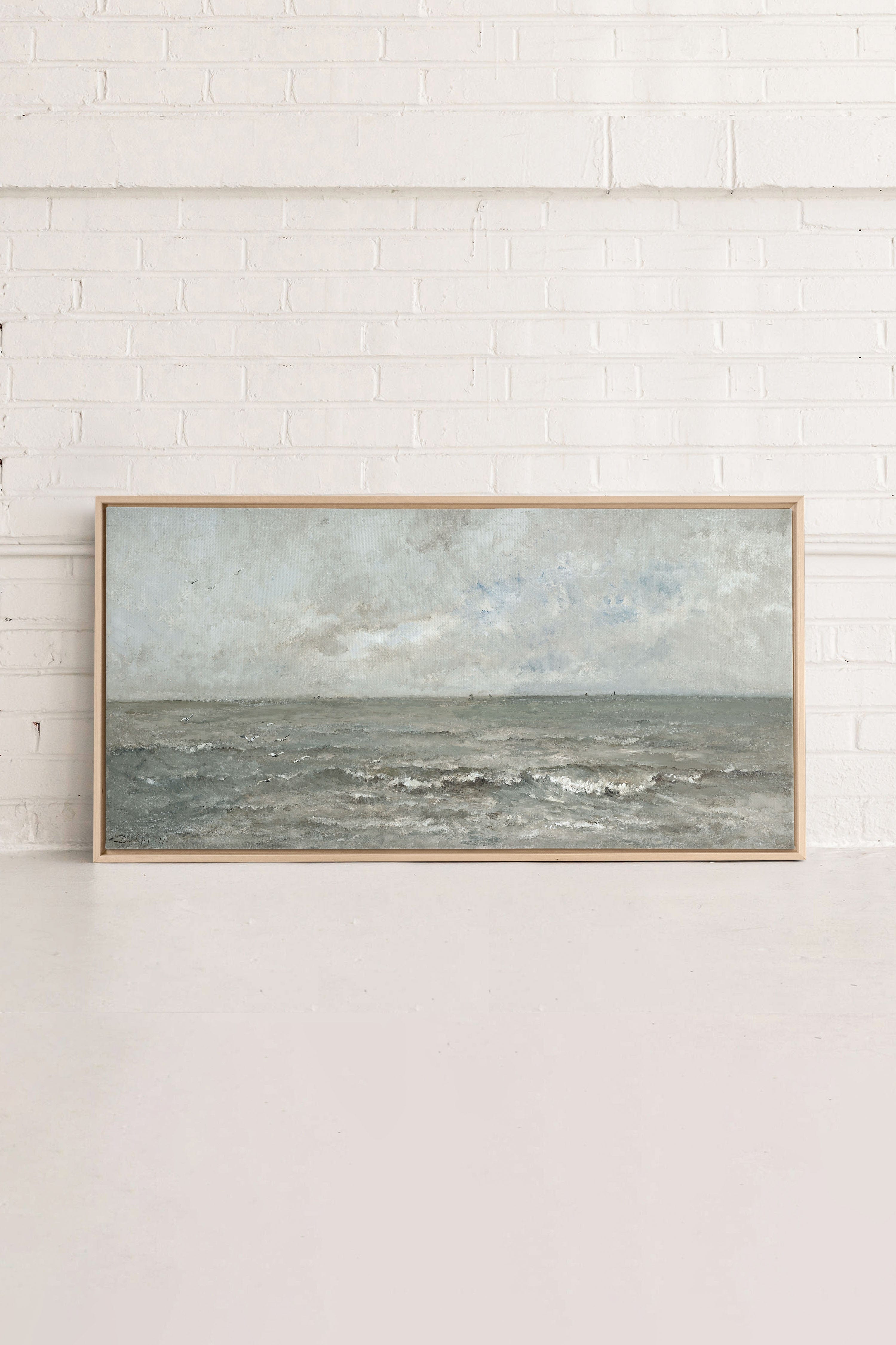 SIGNATURE SEASCAPE, Oeuvre sur toile étirée