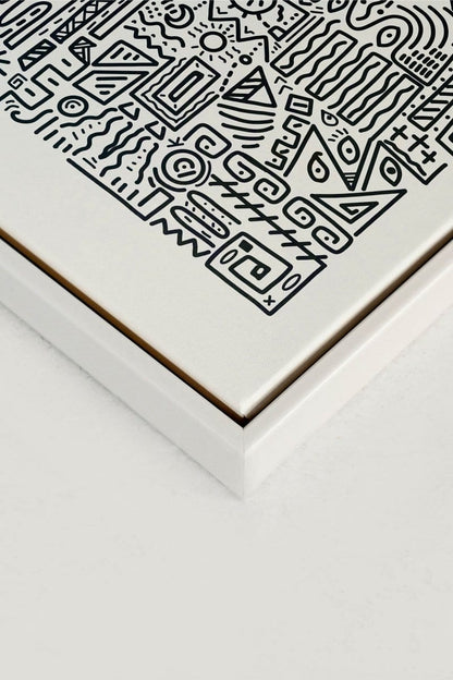 Toile - Aztèque||Canvas - Aztèque, toile imprimée