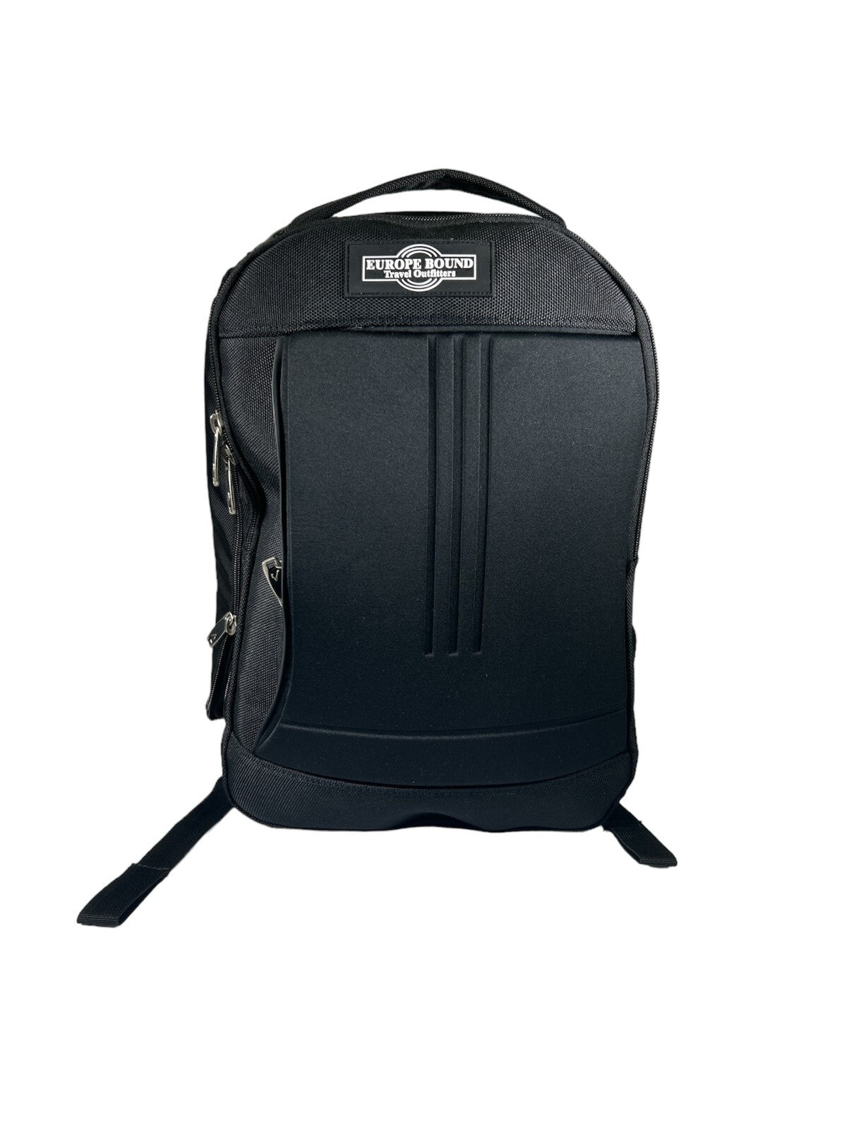 Europe Bound Exec-Tek Black Heavily Cushioned Laptop Backpack 18L
