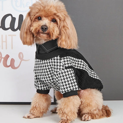 London Dog Shirt | Plaid Dog Shirt