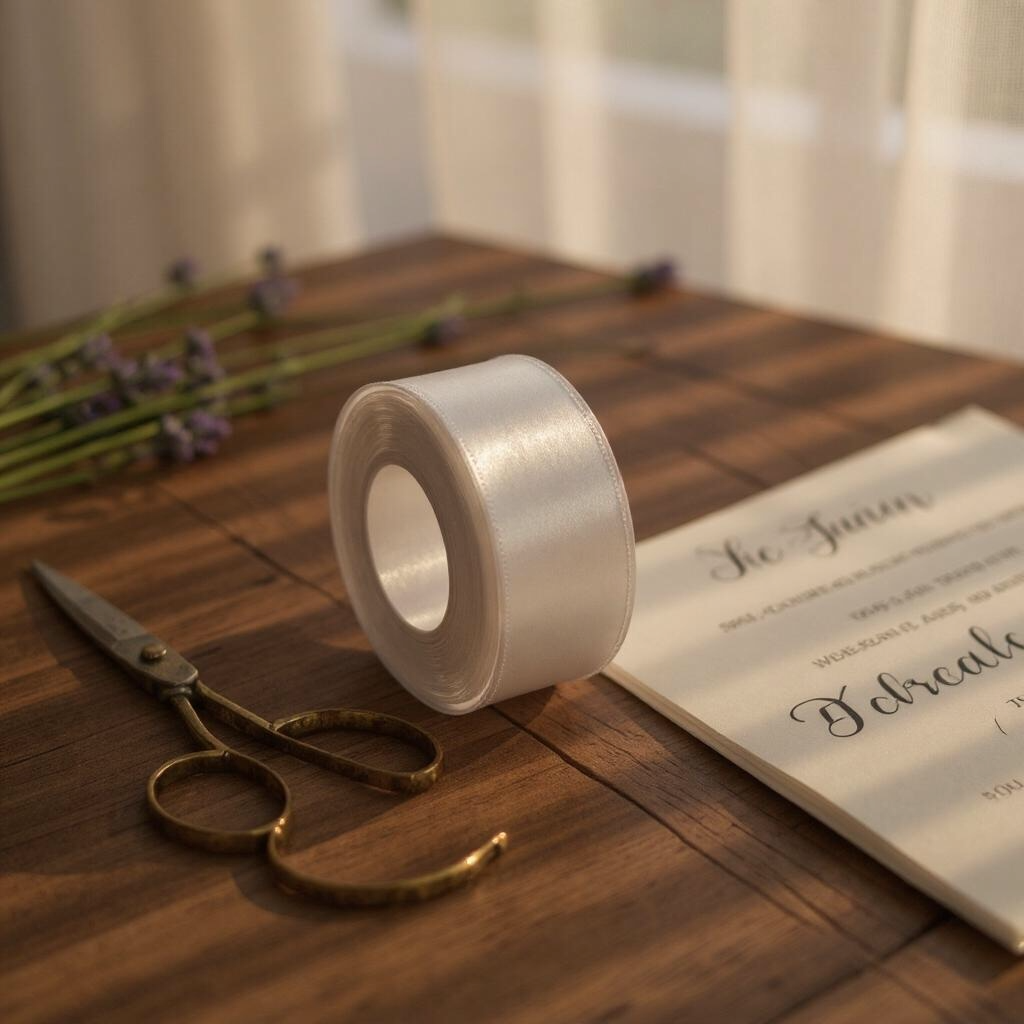Satin Ribbon Double Face-Light Purple #420-3.8 cm Wide