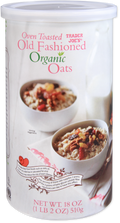 Trader Joe's Oven Toasted Old Fashioned Organic Oats, 510g
