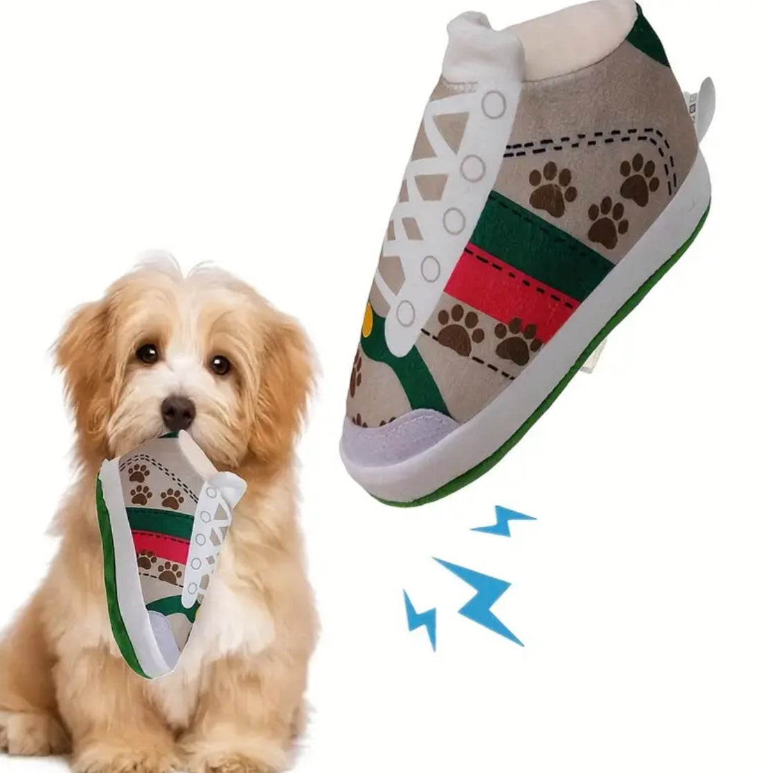 Gucchewi Sneaker Dog Toy | Plush Dog Toy