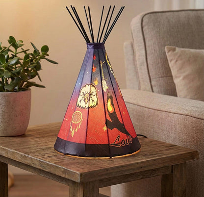 Teepee Table Lamp Eagle