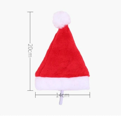 Classic Santa Dog Hat | Holiday Pet Hat Accessory