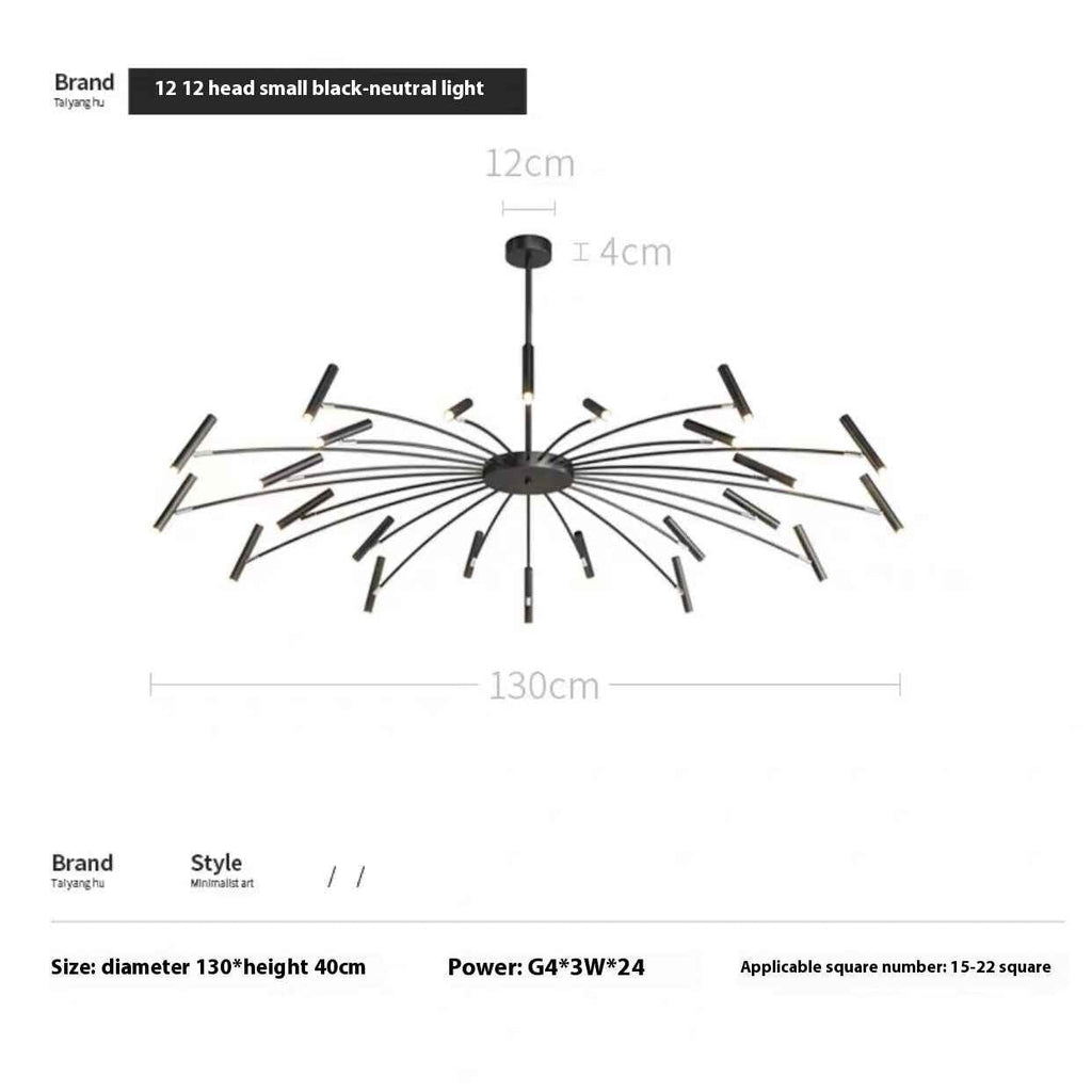Nordic Style Lamps Simple Modern Net Red Chandelier Minimalist Creative