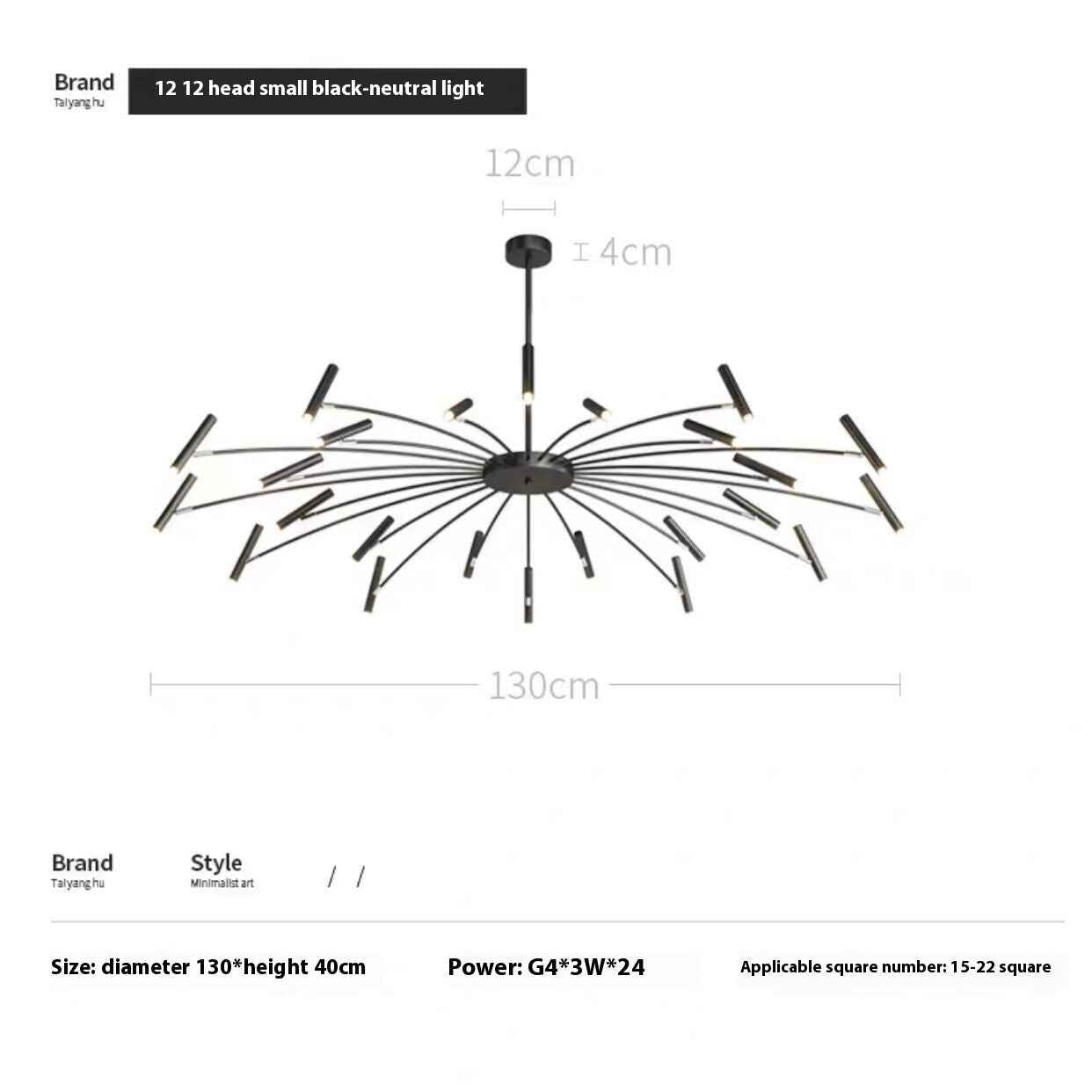 Nordic Style Lamps Simple Modern Net Red Chandelier Minimalist Creative