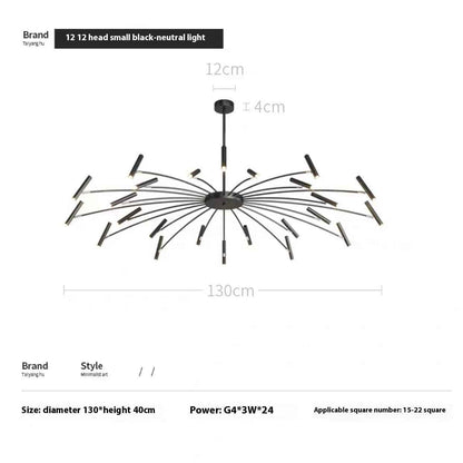 Nordic Style Lamps Simple Modern Net Red Chandelier Minimalist Creative