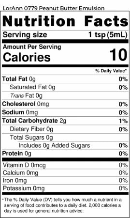 Peanut Butter Bakery Emulsion (Peanut Free) - 4 oz., 16 oz. 1 Gallon, 5 Gallons - Bakery Emulsions Canada - Ships Free Within Canada on Orders Above CAD $199