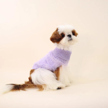 CloudSoft Fuzzy Dog Sweater | Cozy Plush Dog Sweater