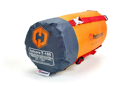 Hotcore T-100 0C/32F Tapered Sleeping Bag Packable and Lightweight
