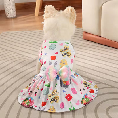 Easter Egg Doggy Dress – Festive Luxury Dog Dress