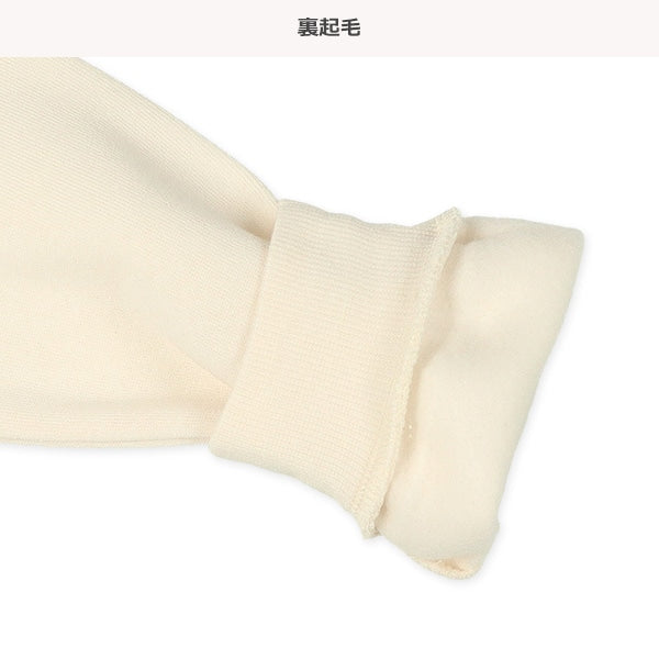 西松屋 ELFINDOLL 裏起毛ハートワンポイントトレーナー 正規品