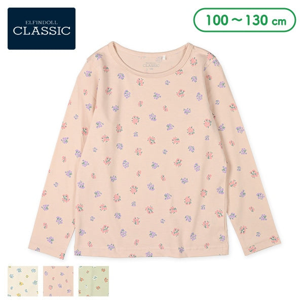 西松屋 ELFINDOLL CLASSIC 花総柄長袖Tシャツ正規品