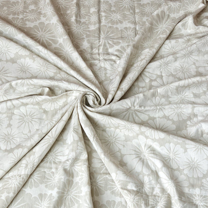 Wearable Bloom Pattern Throw: 2 Colors