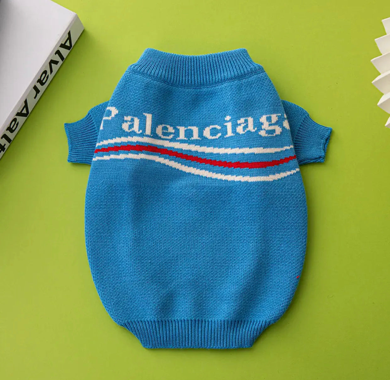 Pawlenciaga Dog Sweater | Knit Dog Sweater