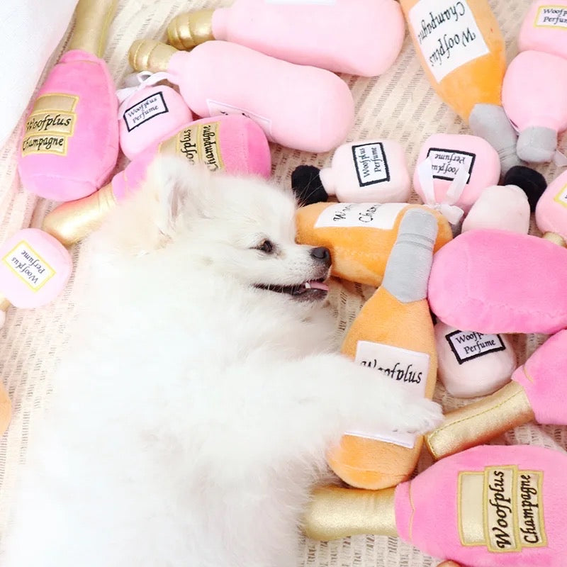 Champagne Doggie Toys – Plush Dog Toys