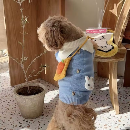 Corduroy Easter Bunny Sweater | Easter Dog Sweater