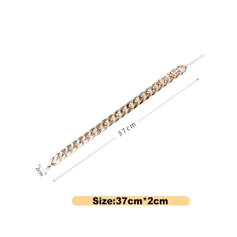 Gold Chain Dog Necklace | Pet Chain Collar