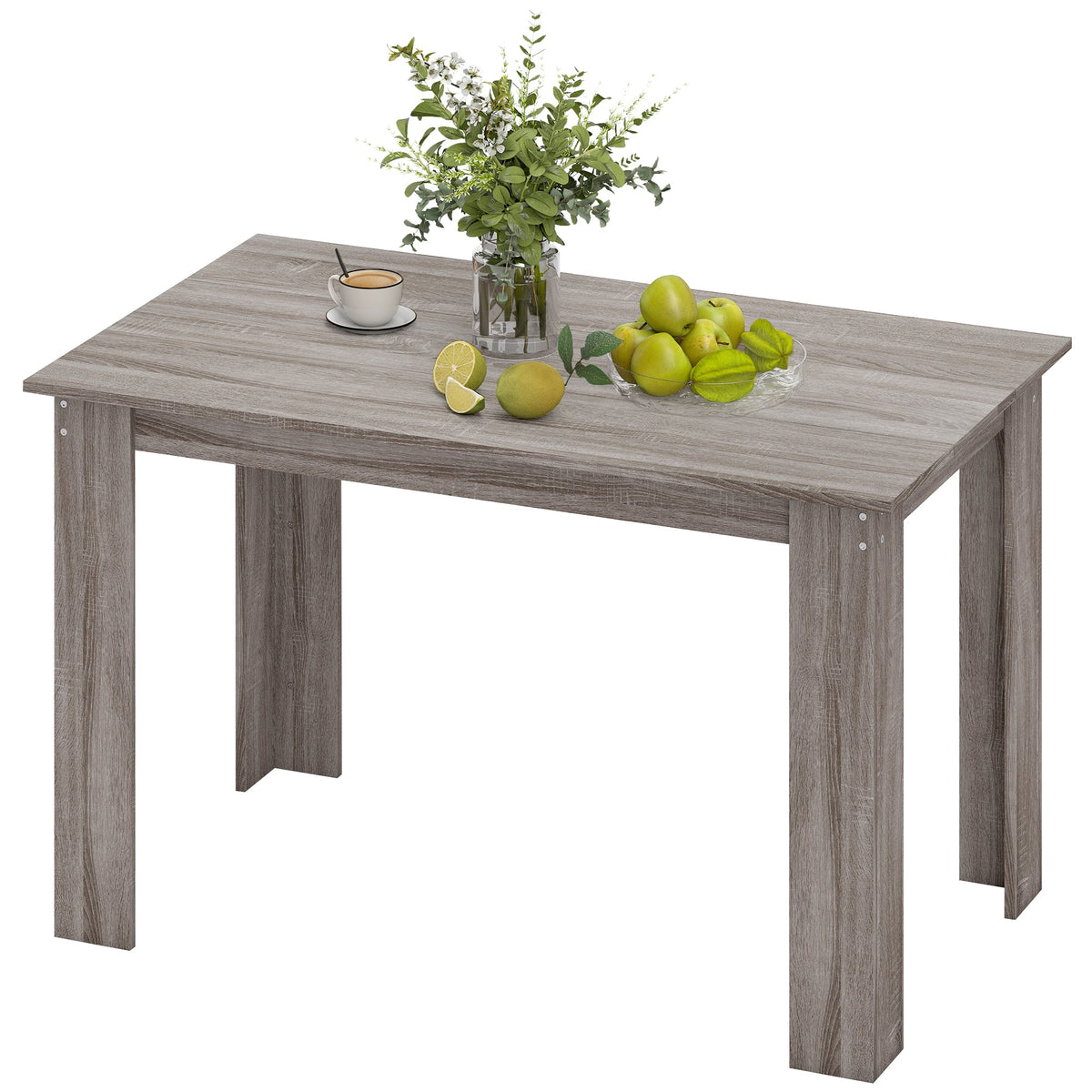 Spencer 47" Dining Table for 4-6 People-Light Grey