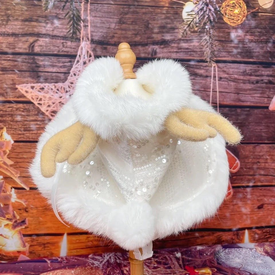 Reindeer Holiday Dog Cloak | Christmas Occasion Dog Outfit