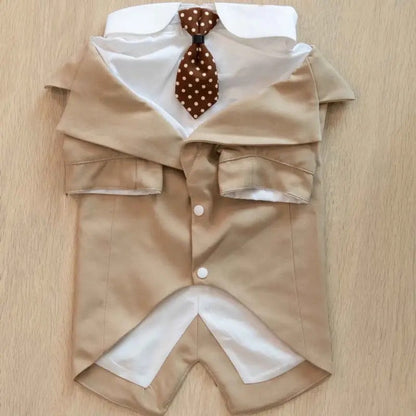Dog Wedding Tuxedo Suit | Formal Outfit