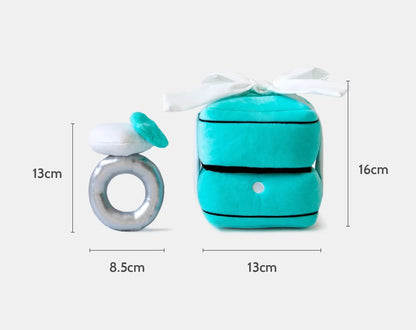 Sniffany Ring Box Dog Toy | Plush Dog Toy