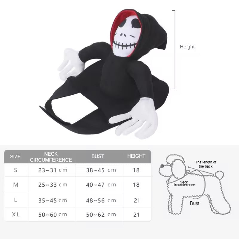 Ghost Rida Dog Halloween Costume | Dog Costume for Halloween