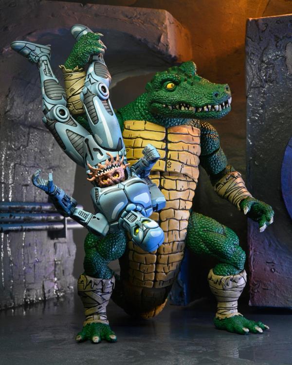 Teenage Mutant Ninja Turtles Leatherhead (Mirage Comics) Deluxe Action Figure
