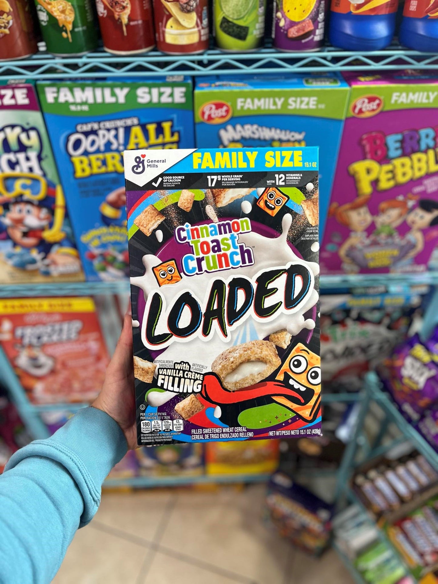 (USA) CINNAMON TOAST CRUNCH LOADED (FAMILY SIZE) - 428G