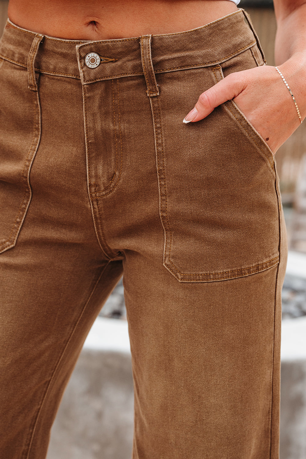 Wide Leg Jeans — High-Waist Relaxed Denim for Women