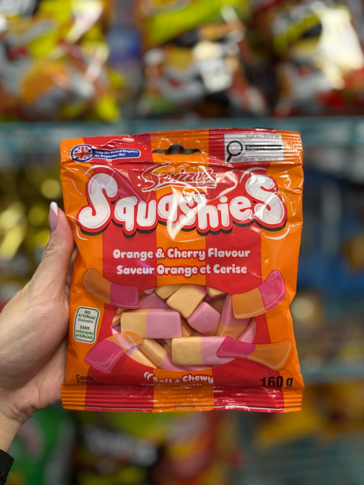 Squashies Orange & Cherry - 160g