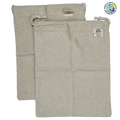 Hemp+Cotton Fair-Trade Produce Bags: Set/3