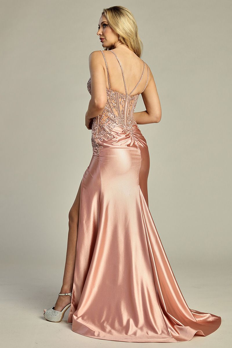 stunning beaded corset dress